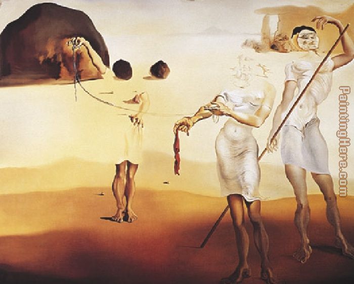 Salvador Dali Enchanted Beach with Three Fluid Graces